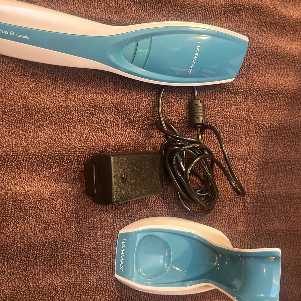 HairMax Blue - Hair Tool with Charging Base